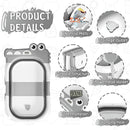 MoreFeel Collapsible Baby Bathtub for Newborn with Thermometer & 1 Hooded Towel & 1 Soft Floating Cushion,Portable Travel Bathtub with Drain Hole, Durable Foldable Baby Tubs for Infants to Toddler by TinyTreasures Baby Boutique
