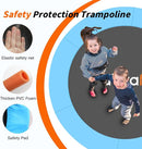 Ativafit 60'' Rebounder Trampoline Indoor Outdoor for Kids Ages 1-8, 5 FT Recreational Toddler Trampoline with Safety Enclosure Net Gifts with Basketball Hoop Dartboard Ocean Bal by TinyTreasures Baby Boutique