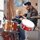 Snare Drum Kit, 14" x 5.5" Marching Snare Drum + Storage Padded Bag + Silent Mute Pad + A Pair Of 5A Drumsticks + Drums Key, Portable Drums Hardware Set for Adults Kids Student Beginners (Red) by TinyTreasures Baby Boutique