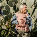 Beco Baby Gemini Newborn to Toddler Carrier - Front, Back and Hip Seat, Backpack & Front With Adjustable Seat, Ergonomic Holder 7-35lbs (Pink Linen) by TinyTreasures Baby Boutique