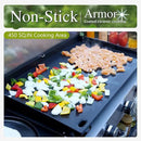 Sophia & William 27-Inch Flat Top Grill with Ceramic Coated Cast Iron Griddle, 3-Burner Propane Gas BBQ Griddle, Portable Outdoor Barbecue Grill,33,000 BTU,Black by GreenHaven Gardens