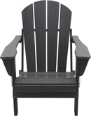 Westin Outdoors Laguna WO Home Outdoor Adirondack Folding Chair Lounger Seat Traditional Retro Home Furniture for Beach, Balcony, Backyard, Lawn, Patio, Pool, Deck, Garden (Gray) by GreenHaven Gardens