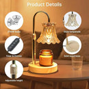 GEEZO Fragrance Candle Warmer Lamp，Electric Candle Warmer with Timer & Dimmer，Mom Christmas Birthday Gifts for Women, House Warming Gifts New Home Bedroom Decor by CozyNest Decor