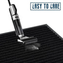 Rubber Door Mat About W3' ×L16' Heavy Duty Large Outdoor Indoor Mat Durable Entrance Doormat Waterproof Rubber Back Rugs for Home Entryway Patio Porch Office Business Areas (Jet Black) by GreenHaven Gardens