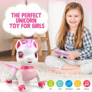 Unicorn Toys for Girls Age 4-6: Robot Pets for Kid Remote Control Robot Toy for Ages 5-7 Robot Toys for Kids 8-12 Birthday Gifts for 3 4 5 6 7 8 Year Old Girl, Pink by TinyTreasures Baby Boutique