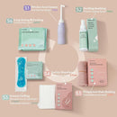 Postpartum Recovery Essentials Kit for Women, Labor & Delivery Postpartum Care, Peri Bottle, Cooling Spray, Disposable Postpartum Underwears, Postpartum Pads, Hot&Cold Packs, Soothing Liners by TinyTreasures Baby Boutique
