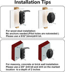 QAQ Swivel Bike Wall Mount, Vertical Bike Rack Garage Holds Up to 66lbs, Bike Hooks for Garage Space-Saving, Easy to Install - 2 Pack by GreenHaven Gardens