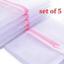 Mesh Laundry Bag, Kasiria 5 Pcs Washing Bags- for Laundry,Blouse, Hosiery, Stocking, Underwear, Bra and Lingerie, Travel Laundry Bag (X-Large) by TinyTreasures Baby Boutique