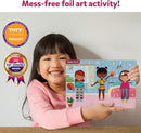 Skillmatics Foil Fun - Dress Up, No Mess Art for Kids, Craft Kits & Supplies, DIY Creative Activity, Travel Toys, Gifts for Girls & Boys Ages 4, 5, 6, 7, 8, 9, Travel Toys by TinyTreasures Baby Boutique
