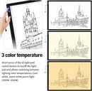 Zocelight A1(35.4''x 23.6'') Large Rechargeable Light Pad for Diamond Painting,6 Levels & Stepless Dimming Light Box for Tracing,3-Color Modes Light Board,Built-in 6000mAh Battery Light Table for Art by TinyTreasures Baby Boutique