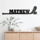 Personalized Ice Hockey Neon Sign - Hockey Sticks Custom Name Sign, LED Lights Signs Neon Signs for Wall Decor, Gift for Players, Fans, Sports Room Decoration by CozyNest Decor