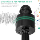 KIDWILL Wireless Bluetooth Karaoke Microphone for Kids and Adults, 5-in-1 Portable Handheld Karaoke Mic Speaker Player Recorder with Adjustable Remix FM Radio for Girls Boys Teens Adults by TinyTreasures Baby Boutique