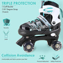 Sowume Adjustable Roller Skates for Girls and Women, All 8 Wheels of Girl's Skates Shine, Safe and Fun Illuminating for Kids by TinyTreasures Baby Boutique
