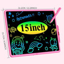 Teen Girl Birthday Gifts, 0 SMALL MODEL LCD Writing Tablet for Kids, Educational Toys for 3-10+ Years, Toddler Toys for 1-2 Year Old, Large Rechargeable Doodle Board Pad, Easter Basket Stuffers (Pink) by TinyTreasures Baby Boutique