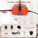 Moongiantgo Handheld Steam Cleaner 2500W High Pressure 1.5L Steamer for Cleaning, Portable Steam Cleaner for Home Kitchen Bathroom, Steam Cleaner for Car Detailing Grout Tile (Red) by TinyTreasures Baby Boutique