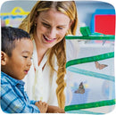 Insect Lore Raise and Release Butterfly Garden Kit – Caterpillar Habitat with redeemable Voucher – STEM-accredited Live Butterfly Growing Kit for Kids, Classrooms, and Homeschool Learning by TinyTreasures Baby Boutique
