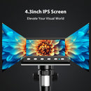 Hayve 4.3'' IPS Coin Microscope, 1000X Magnification Digital Microscope for Adults，Coin Collection Supplies with 8 Adjustable LEDs，Windows Compatible，32GB TF Card by TinyTreasures Baby Boutique
