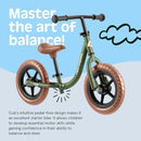 Retrospec Cub Toddler 12" Balance Bike, 18 Months - 3 Years Old, No Pedal Beginner Kids Bicycle for Girls & Boys, Flat-Free Tires, Adjustable Seat, & Durable Frame by TinyTreasures Baby Boutique