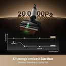 Mova X4 Pro Wet Dry Vacuum Cleaner, 20000Pa Cordless Vacuum Mop with Zero Tangle, Hot Water Mopping for Sticky Messes,194℉ Hot Air Self Drying, 180° Lie Flat, Push-In Charging Station, LED Display by CozyNest Decor