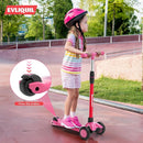 Kids Scooter,Lighted Wheels and 3 Adjustable Height Handlebars Scotters for Kids 3-12,3 Wheel Toddler Kick Scotter for Boys & Girls up to 132 Lbs. by TinyTreasures Baby Boutique