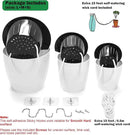 3 Pack Self Watering Wall Hanging Planter Pots Vertical Garden Window Hang Mount Indoor Outdoor Plant Flower Basket for Kitchen Herbs Balcony Railing Shelf Fence Bedroom Trellis Decor Modern White Box by CozyNest Decor