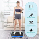 AXV Vibration Plate Exercise Machine Whole Body Workout Portable Mini Vibrate Fitness Platform Lymphatic Drainage Machine for Weight Loss Shaping Toning Wellness Home Gyms Workout (Mini) by CozyNest Decor