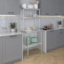 AmGood Double OverShelf Stainless Steel NSF - Many (30" Long x 14" Deep) by CozyNest Decor