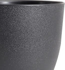 12/10/9 inch Big Flower Pots, 3 Pack Modern Decorative Plastic Planters with Drainage Holes and Tray, Plant Pots for Indoor Outdoor Plants, Black by GreenHaven Gardens
