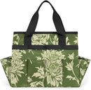 Spring Leaves Gardening Tool Bag,Heavy Duty Garden Tote Bag,Portable Oxford Gardening Storage Basket Organizer Handbag with Pockets Handle,Hand Tools Gifts for Outdoor Garden Lawn Yard by GreenHaven Gardens