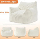 Giant Bean Bag Chairs for Adults with Filling Plush Fluffy Bean Bag Chairs for Teens with Armrests Comfy BeanBag Lazy Couch Sofa Chair for Bedroom Living Room Reading by CozyNest Decor