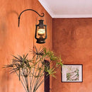 Hanging Plant Brackets Outdoor: 12-Inch Hanging Plant Hangers Wall Hooks - Wall Mount Brackets for Bird Feeder Flower Baskets Black by GreenHaven Gardens