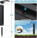 Sunvivo Solar Pathway Lights,2 Modes(Cold White/Warm White),Bright Solar Path Lights Outdoor Waterproof,Perfect Guide Light or Deco for Sideway,Driveway,Walkway,Backyard,Garden,Lawn,Event(4Pack) by GreenHaven Gardens