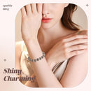 160pcs 10mm Rhinestone Beads for Jewelry Making, Gray Shiny Round Disco Ball Beads Bulk, Sparkle Crystal Clay Christmas for Bracelet Baseball Necklace Earring Crafting and DIY by TinyTreasures Baby Boutique