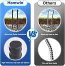 Rebar Stakes 12 inches 34-Pack Ground Stakes Heavy Duty J Hook Tent Stakes for Outdoor Decorations and Inflatables, Metal Yard Stakes for Fencing and Gardening, Gazebo and Swing Set Anchors by CozyNest Decor
