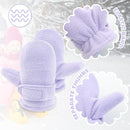 BAVST Baby Toddler Winter Mittens Girls Warm Fleece Lined Gloves Kids Sherpa Lined Mittens for Boys by TinyTreasures Baby Boutique