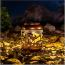 Dinosaur Solar Lanterns Outdoor Waterproof,Hanging Solar Lights Dinosaur Gifts for Women Men Metal LED Decorative Light for Yard,Patio,Lawn,Tabletop,Pathway,Landscape,Garden Decor by GreenHaven Gardens