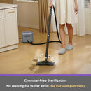Steam Cleaner: Fast 50-Sec Heat-Up-21-Piece Kit-0.6Gal (2.2L) Tank Refill Anytime-No Cooling-Detachable Hose Multi Steamer Mop for Home Car Bed Furniture Tile Grout Floor Kitchen Cleaning Grey by TinyTreasures Baby Boutique