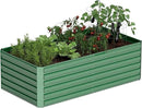8x4x2 ft Raised Garden Bed, Large Metal Planter Raised Beds, Planters for Outdoor Plants for Vegetables, Flowers, Herbs, Fruits, and Succulents. by CozyNest Decor