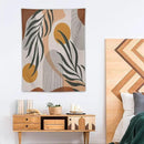 ICMOLYYENLO Boho Plant Aesthetic Tapestry, Abstract Medieval Arch Sun Home Aesthetic Wall Hanging For Bedroom Living Room Dormitory Tapestry 60x60 Inches by CozyNest Decor