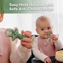 Haakaa Silicone Baby Spoons Self Feeding 6 Months – Baby Utensils with Anti-Choke Astronaut Handle, Easy-Grip, Gum-Friendly, Durable & Safe – Baby Spoons for BLW & First Stage Feeding by TinyTreasures Baby Boutique
