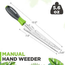 WORKPRO Hand Weeder Puller, 5-in-1 Stainless Steel Garden Trowel with Soft Handle, Gardening Weeding Tool for Easy Weeder Removal, Planting, Weeding, Flower & Vegetable Care in Garden Lawn Yard by GreenHaven Gardens