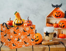 HIYAGON Rectangular Halloween Basket for Boys and Girls Kids Trick or Treat Pumpkin Basket for Halloween Parties Cute Storage Bin Organizer Box Room Decor(Bat spider web) by TinyTreasures Baby Boutique