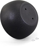 10 inch Hanging Planters for Indoor Outdoor Plants, 2 Pack Hanging Flower Pots with Drainage Holes and Chain for Garden Porch Plants, Round Plastic Hanging Baskets for House Plants, Black by GreenHaven Gardens