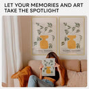Homeforia 16 x 24 Picture Frame Gold, High End Metal 16x24 Poster Frames with Mat 12x18 Photo, 16 x 24 Gold Frame Matted to 12 by 18 Print, 24x16 Thin Hanging Frame, Tempered Glass, Wall Kit, Set of 1 by CozyNest Decor