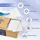 Poesie Laundry Detergent Sheet Ocean Breeze Scent 160 Loads Portable Non-Plastic Drawer Box Travel-Friendly Liquidless Portable No Mess Laundry Soap Strips for Home Dorm RV Outdoor Trip by CozyNest Decor