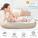 Baby Lounger - Breathable & Soft Baby Nest, Portable and Lightweight Tummy Time Lounger for Home and Travel, Ideal Newborn Babies Essentials Baby Shower Gifts by TinyTreasures Baby Boutique