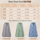 Baby Sleep Sack 12-18 Months 3 Pack 100% Cotton Lightweight 0.5 TOG Wearable Blanket Baby Sleep Bag with 2-Way Zipper for Infant Toddler by TinyTreasures Baby Boutique