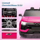 Jojoka Baby Car 24V 2-Seater SUV Licensed Chevrolet Blazer Ride On Toy w/Parent Remote Control,4xSpring Suspension, Wireless Music, Electric Vehicle Car for Kids Ages 3-8,Pink by TinyTreasures Baby Boutique