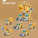 hahaland Toys for 5+ Year Old Boys - Take Apart Dinosaur Kids Toys Construction Vehicles 5 in 1 Transform into Dinosaur Robot STEM Building Toy for 5 6 7 8 Year Old Boys by TinyTreasures Baby Boutique