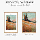 Homeforia Picture 16x24 Wood Frame, High End Natural Oak 16x24 Light Wooden Poster Frame with Mat 12x18, 16 x 24 Frames Matted to 12 x 18 Photo, 24x16 Hanging Frame, Tempered Glass, Wall Kit, Set of 1 by CozyNest Decor
